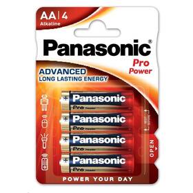 Baterie alkalická Panasonic Pro Power AA, LR06, blistr 4ks (LR6PPG/4BP)