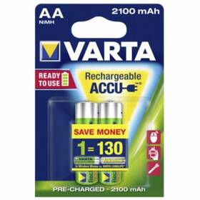 Baterie nabíjecí Varta Rechargeable Accu AA, HR06, 2100mAh, blistr 2ks