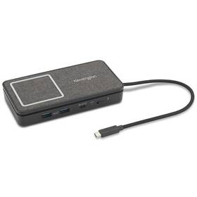 USB Hub KENSINGTON SD1700p USB-C Dual 4K s Qi nabíječkou (K32800WW)