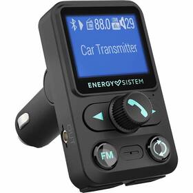 FM Transmitter Energy Sistem Car FM Xtra černý - s kosmetickou vadou - 12 měsíců záruka