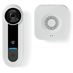 Videozvonek Nedis SmartLife Wi-Fi s kamerou (WIFICDP40CWT) bílý