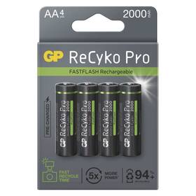 Baterie nabíjecí GP ReCyko Pro Photo Flash, HR06, AA, 2000mAh, krabička 4ks (B2420)