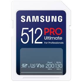 Paměťová karta Samsung SDXC PRO Ultimate 512GB (200R/130W) (MB-SY512S/WW)