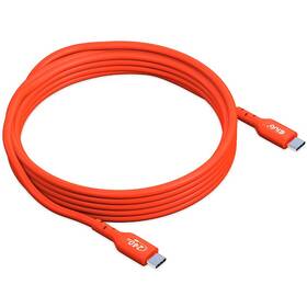 Kabel Club3D USB-C/USB-C PD 240W, 3m (CAC-1513) oranžový