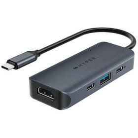 USB Hub HyperDrive EcoSmart Gen.2 USB-C 4-in-1 100W PD Pass-thru (HY-HD4001GL)