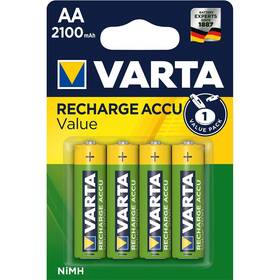 Baterie nabíjecí Varta Value, HR06, AA, 2100mAh, Ni-MH, blistr 4ks (56616101404)