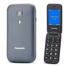 Mobilní telefon Panasonic KX-TU400EXG šedá barva

