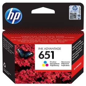 Inkoustová náplň HP 651, 300 stran - CMY (C2P11AE)