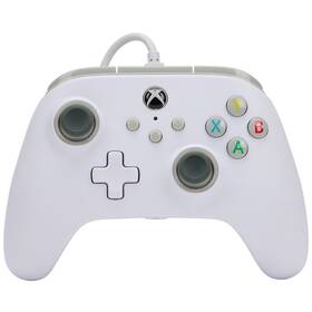 Gamepad PowerA Wired pro Xbox Series X|S (1519365-01) bílý - zánovní - 24 měsíců záruka