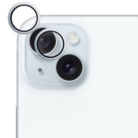 Tvrzené sklo Epico Aluminium Lens Protector na Apple iPhone 15/15 Plus (81112151600001) modré