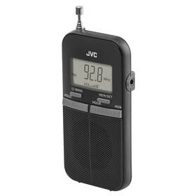 Radiopřijímač JVC RA-E411B černá barva
