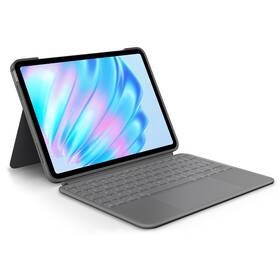 Pouzdro na tablet Logitech Combo Touch na Apple iPad Air 11" (M2), US šedá barva
