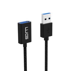 Kabel WG USB/USB prodlužovací, 3m černá barva

