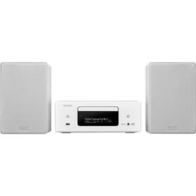 Mikrosystém Denon RCD-N12 DAB CEOL + repro SCN-10 bílý