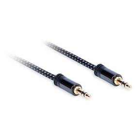Kabel AQ 3,5 mm Jack/3,5 mm Jack, M/M, 3m (xdtjj030) černý
