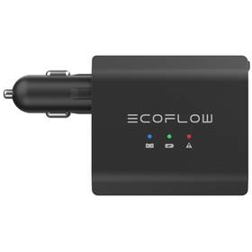 Adaptér do auta EcoFlow chytrá nabíječka auto baterií černá barva
