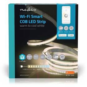 LED pásek Nedis SmartLife, Wi-Fi, teplá až studená bílá, 2m (WIFILSC20CWT)
