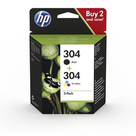 Inkoustová náplň HP 304, 120/3x100 stran - CMYK (3JB05AE)