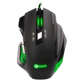 Myš C-Tech Akantha (GM-01G) černá/zelená