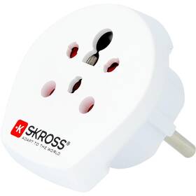 Cestovní adaptér SKROSS pro cizince v ČR (India-Israel-Denmark to Europe) 
