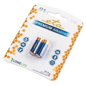 Baterie alkalická ETA PREMIUM ALKALINE 23A, blistr 2ks (23APREM2)