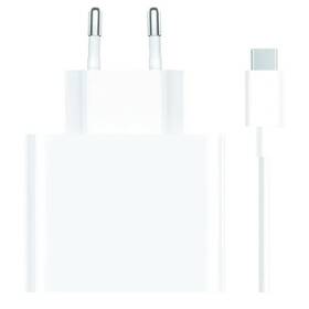 Nabíječka do sítě Xiaomi 67W Charging Combo 1x USB + USB-C kabel 1m bílá barva
