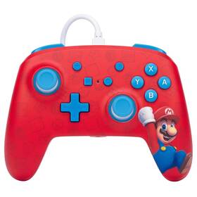 Gamepad PowerA Enhanced Wired pro Nintendo Switch - Woo-hoo! Mario (NSGP0001-01)