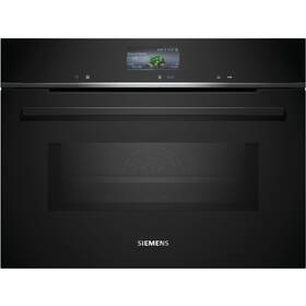 Kompaktní trouba Siemens CM776GKB1 černá barva
