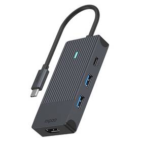 USB Hub Rapoo 4-in-1 USB-C Multiport (UCM-2001) černý