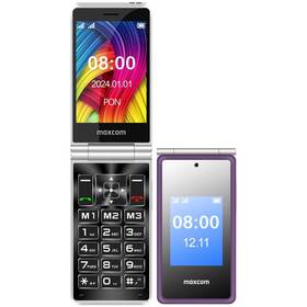 Mobilní telefon MaxCom Comfort MM835 fialová barva
