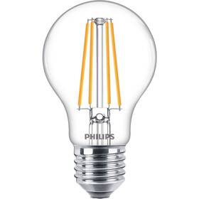 Žárovka LED Philips filament klasik, E27, 8,5W, studená bílá (8718699762032)
