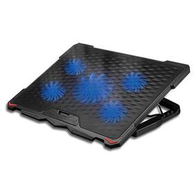 Chladící podložka pro NTB PLATINET PLCP5FB do 17,3" černá barva
