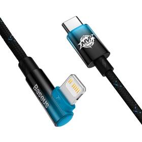 Kabel Baseus USB-C/Lightning, 20W, 2m černý/modrý - rozbaleno - 24 měsíců záruka