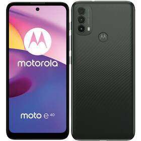 Mobilní telefon Motorola Moto E40 4GB/64GB - Dark Cedar (PAVK0001RO) černý - s kosmetickou vadou - 12 měsíců záruka
