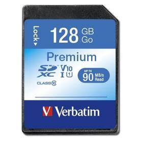 Paměťová karta Verbatim SDXC 128GB UHS-I V10 U1 (90R/10W) 
