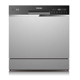 Myčka nádobí Toshiba DW-08T2EE(S)-CZ stříbrná barva
