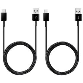 Kabel Samsung USB/USB-C, 1,5m (2 pack) (EP-DG930MBEGWW) černý