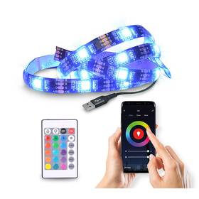 LED pásek Solight WIFI smart RGB pásek pro TV, 4x50cm, USB (WM58)