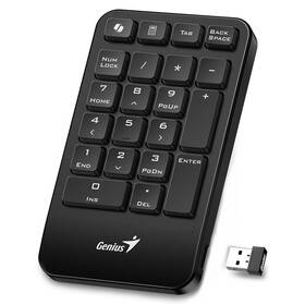 Klávesnice Genius NumPad 1000, numerická, bezdrátová 2,4GHz, copilot, USB černá barva
