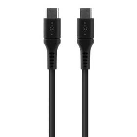 Kabel FIXED Liquid silicone USB-C/USB-C s podporou PD, 60W, 0,5m (FIXDLS-CC05-BK) černý
