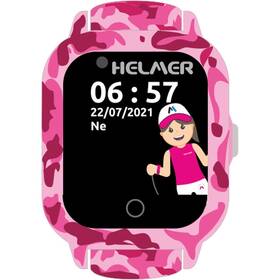 Chytré hodinky Helmer LK 710 dětské s GPS lokátorem (hlmlk710r) červené