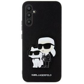 Kryt na mobil Karl Lagerfeld PU Saffiano Karl and Choupette NFT na Samsung Galaxy A54 5G (KLHCA54SANKCPK) černý