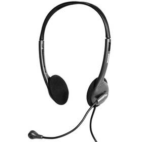Headset PORT CONNECT Stereo 3,5 mm jack (901603) černý