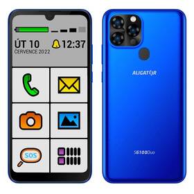 Mobilní telefon Aligator S6100 Senior (AS6100SENBE) modrý