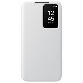 Pouzdro na mobil flipové Samsung Smart View na Galaxy S24 bílá barva

