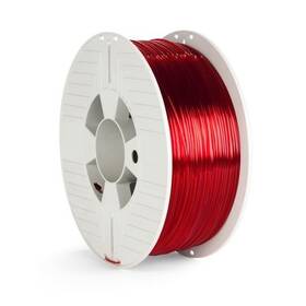 Tisková struna Verbatim PET-G 1,75 mm pro 3D tiskárnu, 1kg, transparentní (55054) červená