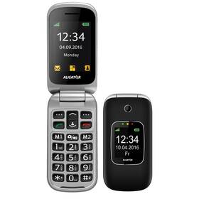 Mobilní telefon Aligator V650 Senior (AV650BS) černý/stříbrný