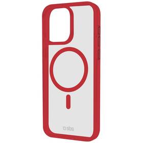 Kryt na mobil SBS Mag Frame s MagSafe na Apple iPhone 16 červená barva

