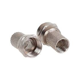 Koncovka AQ anténní F konektor , pro kabel 6,8 mm, 2 ks 
