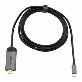 Kabel Verbatim USB-C/HDMI 4K, 1,5m (49144) černý